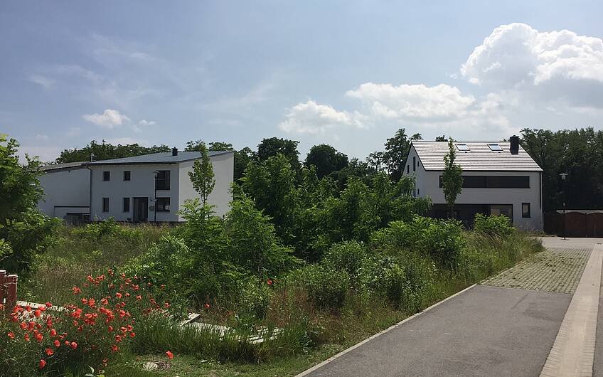 Bauplatz für die individuell geplante Kern-Haus-Stadtvilla Signus in Dettenheim-Rußheim