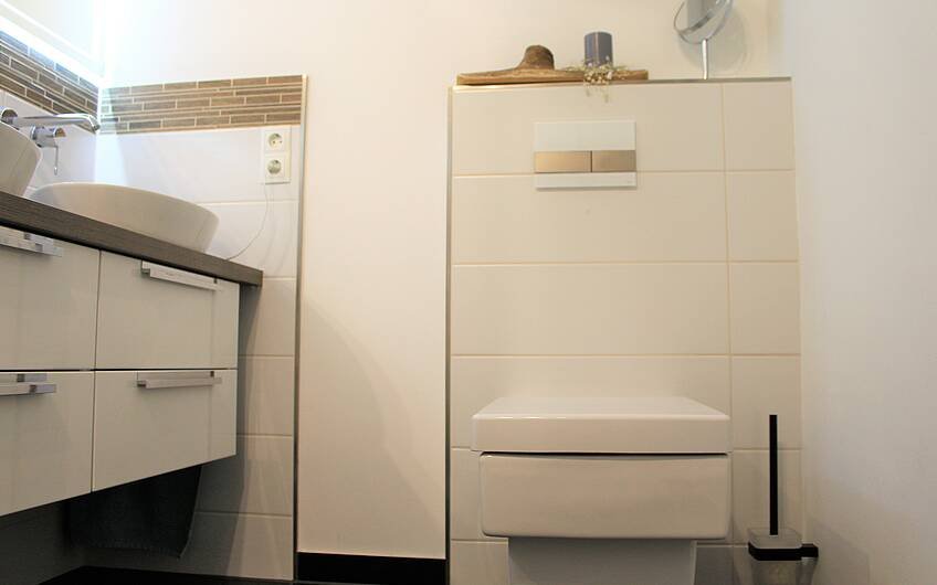 Badezimmer im individuellen Kern-Haus Bauhaus in Magdeburg