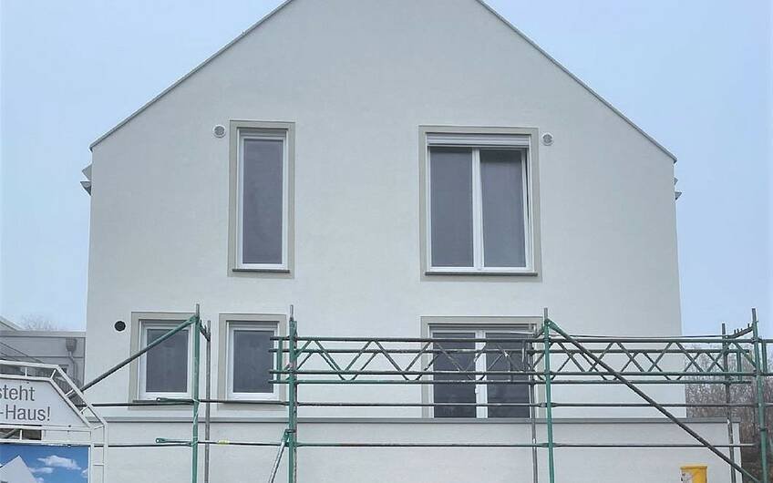 Außenputz am frei geplanten Einfamilienhaus von Kern-Haus in Maikammer