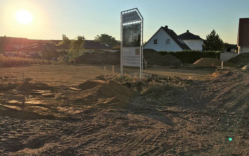 Kurz vor Baustart der Stadtvilla. Kern-Haus baut in Magdeburg!