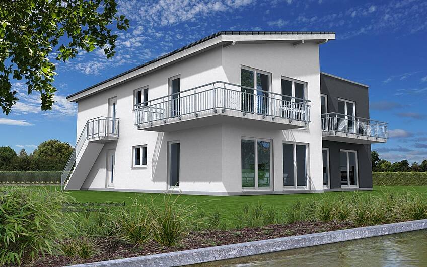 Kern-Haus Halle Neubau Mehrfamilienhaus für die WBG Wolfen
