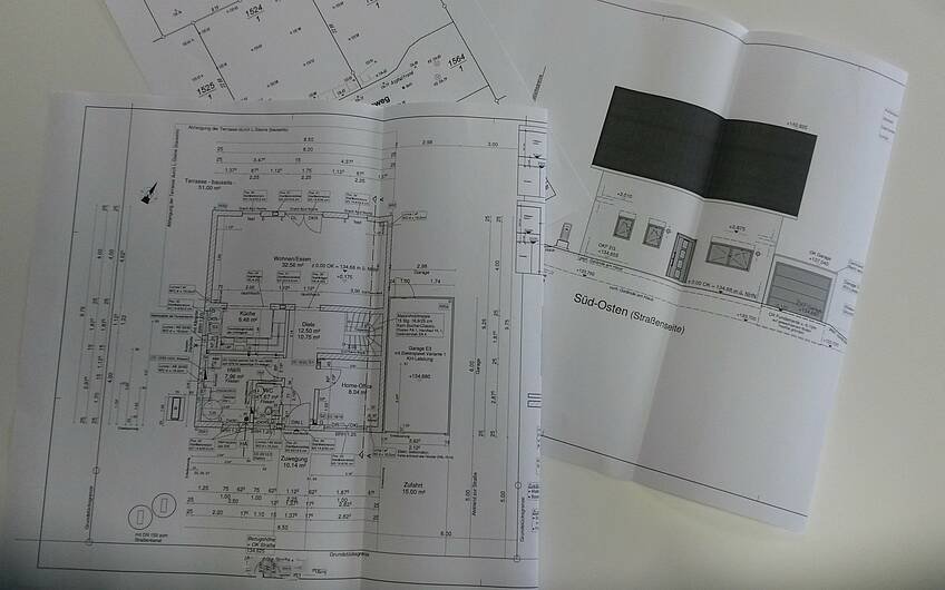 Werkplanung für das individuell geplante Kern-Haus Komfort in Obrigheim