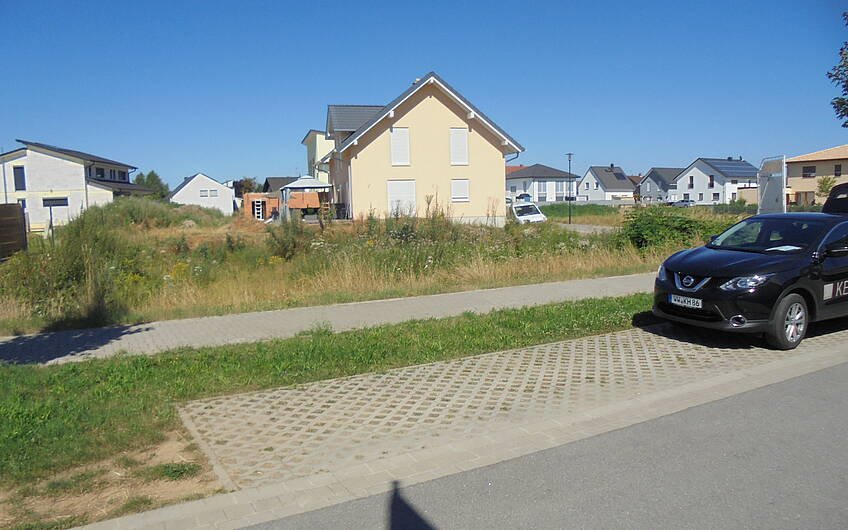 Grundstücksumgebung in Dettenheim für das individuell geplante Einfamilienhaus Luna von Kern-Haus