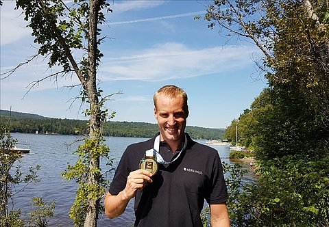 Schwimmer Christian Reichert in Kanada