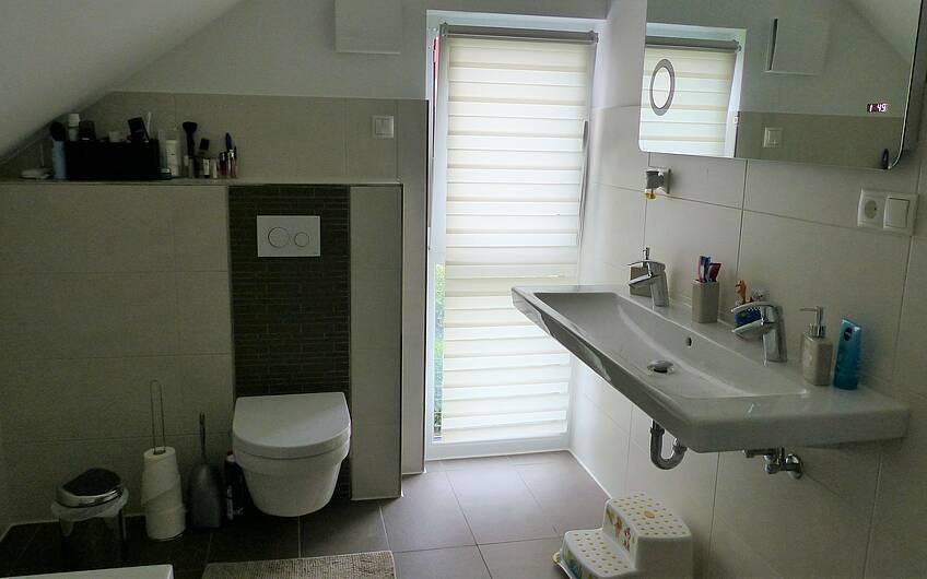 Badezimmer des Einfamilienhauses Komfort von Kern-Haus in Neupotz