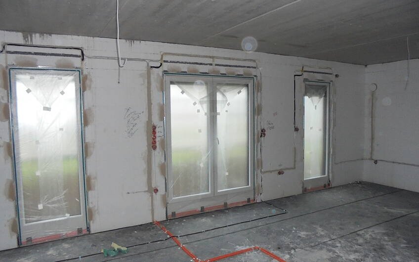 Rohmontage von Elektro/Sanitär/Heizung im individuellen Kern-Haus Komfort in Obrigheim