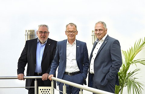 Klaus Kern, Bernhard Sommer und Frank Krämer