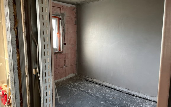 Innenputzarbeiten im Innenbereich