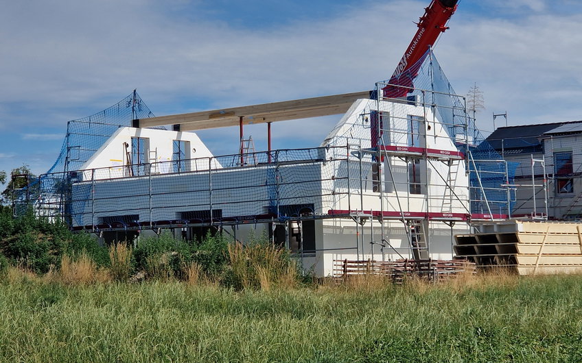 Rohbau in Wolpertswende