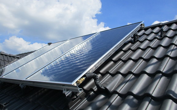 Das Solarmodul ist fertig.