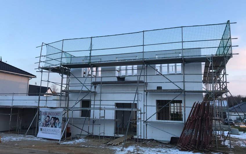 Das Obergeschoss entsteht