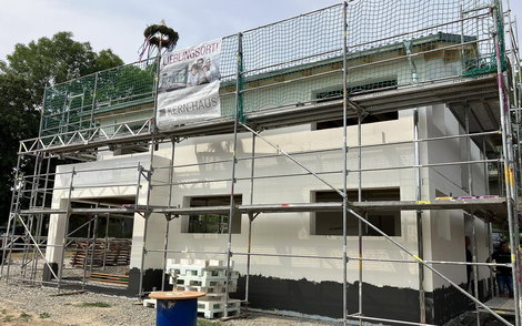 Alle Vorbereitungen zum Richtfest sind abgeschlossen