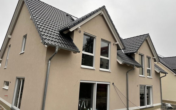 Aussenputz Gartenseite