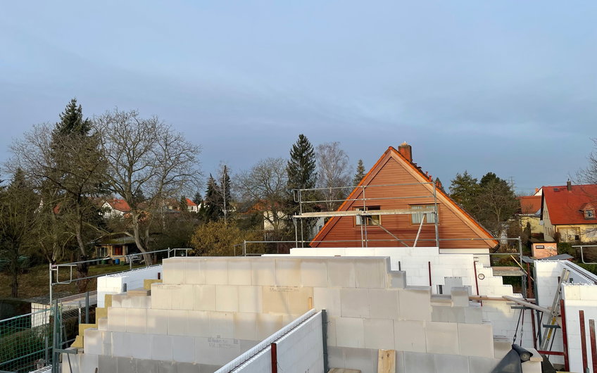 Rohbau_Wände im OG Draufsicht