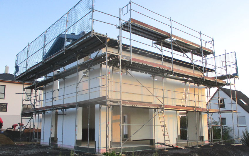 Die moderne Stahlbetonweise DuoTherm verfügt über eine doppelte Dämmung und wird anschließend mit Beton verfüllt.
