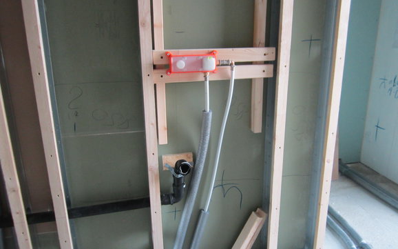 Rohinstallation von Sanitär