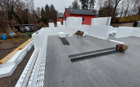 Rohbau im Erdgeschoss in Bad Berka