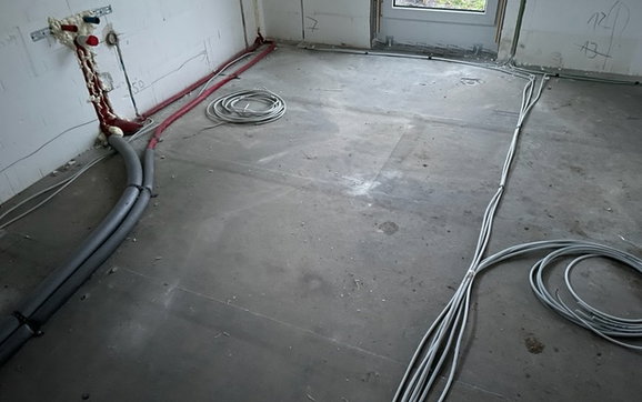 Elektrorohinstallation Boden