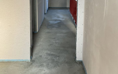 Verlegung des Estrichs in Obermoschel
