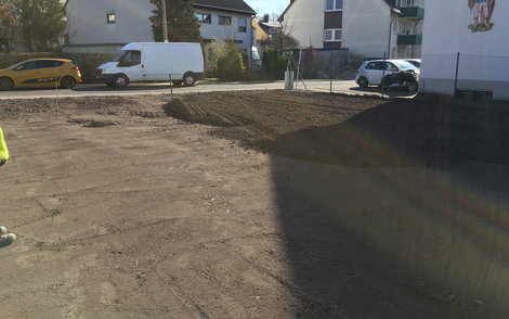 Fertigstellung der Erdarbeiten