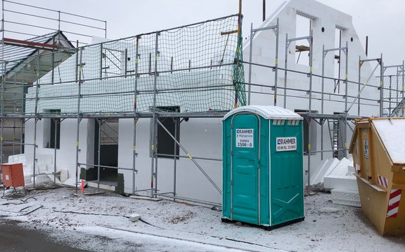 Das Kern-Haus Magnum in Marbach nimmt langsam Gestalt an.