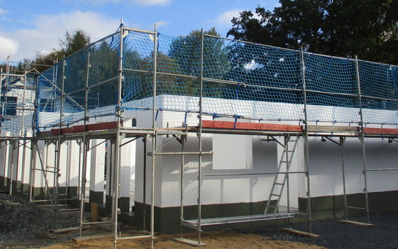 Aufbau des Erdgeschosses.
