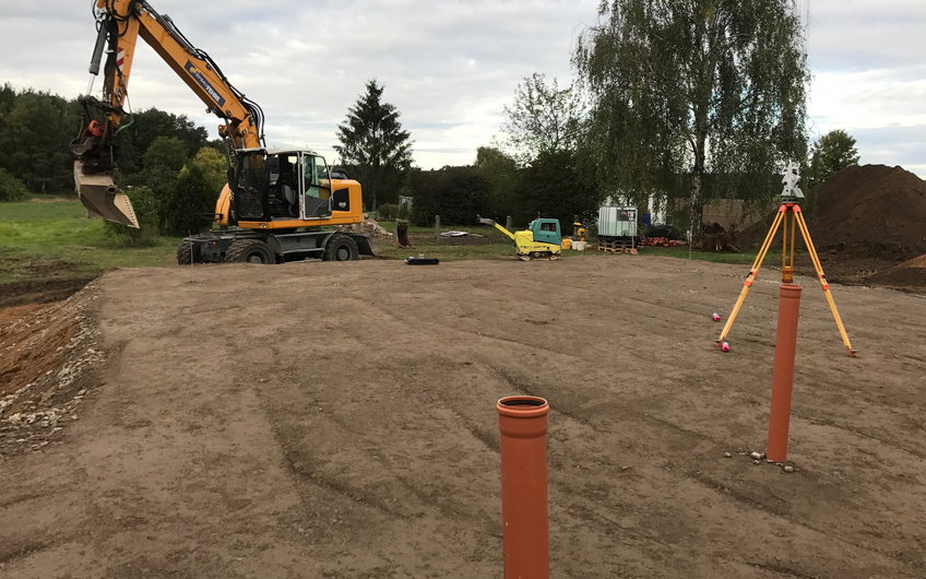 Beginn Tiefbau