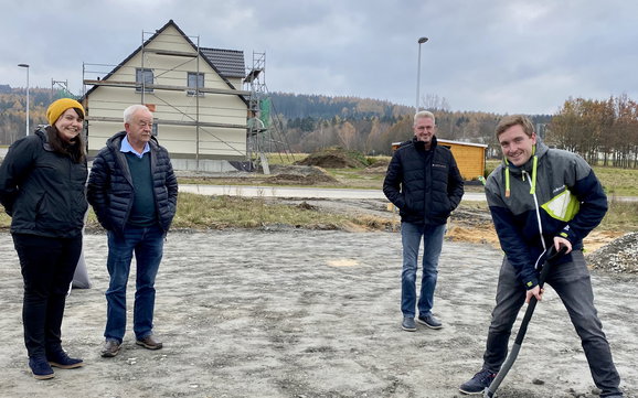 Grundsteinlegung Spatenstich
