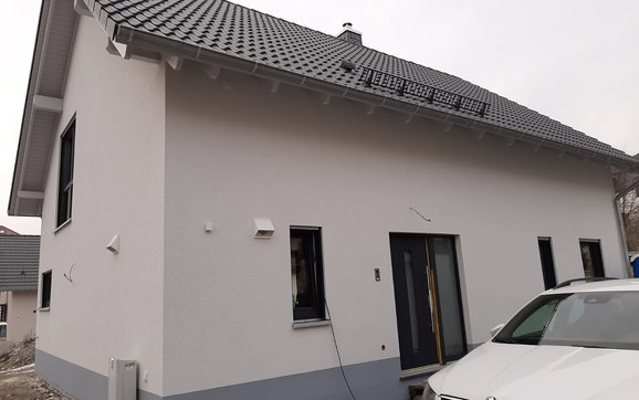 Hausansicht Eingangsbereich