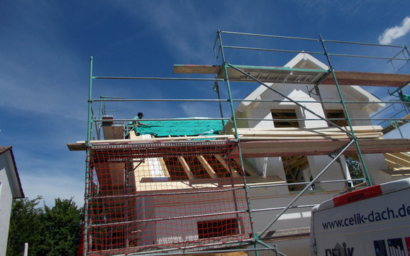 Dachabdichtung des frei geplanten Kern-Hauses in Bad Dürkheim