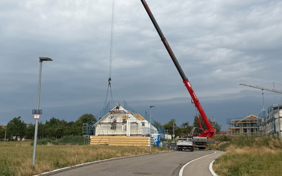 Dachstuhl in Wolpertswende