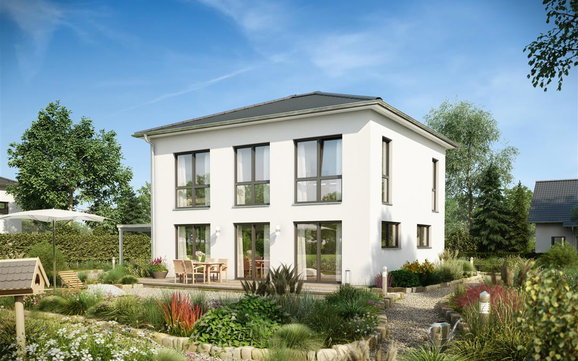 Ganz individuell und nach den Wünschen der Bauherren B. wurde das Architektenhaus Signus geplant.