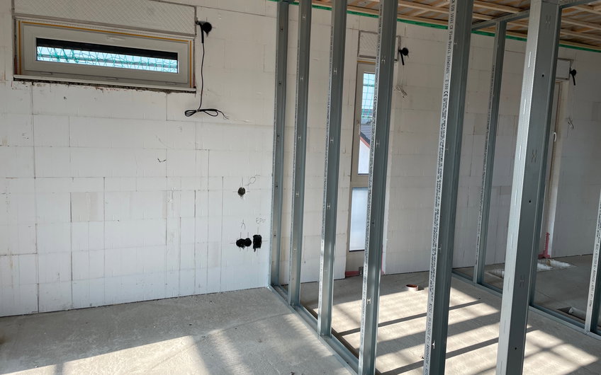 Beginn Trockenbau