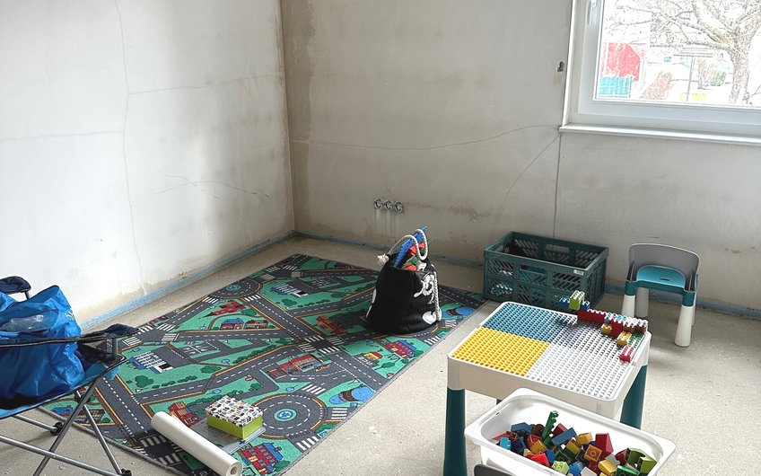 Auch eine liebevoll eingerichtete Spieleecke sorgt für Begeisterung.