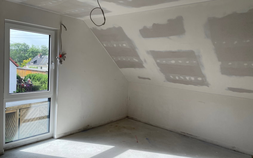Trockenbau im Obergeschoss