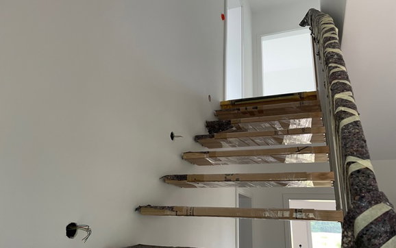 Treppe ins Obergeschoss