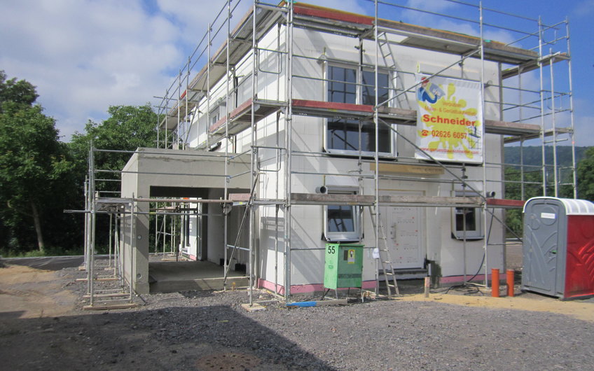 Der Rohbau ist geschlossen