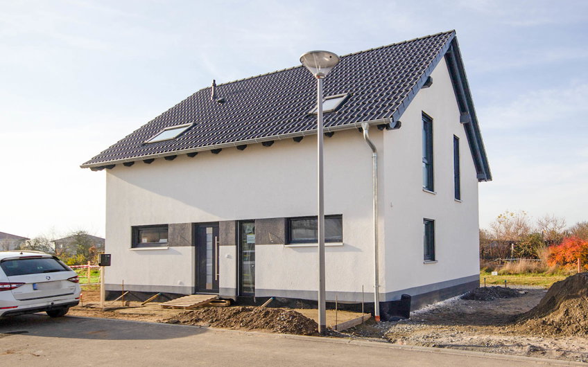 Eingangsseite des Kern-Haus Trend in Eilenburg