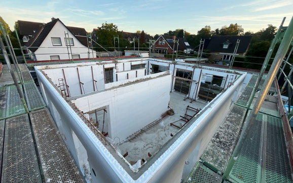 Rohbau in Bottrop