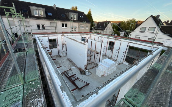 Rohbau in Bottrop