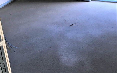 Der Estrich wurde im Kern-Haus eingebracht.