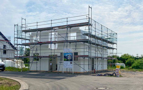 Kern-Haus Allea Rohbau ohne Dachstuhl in Eilenburg