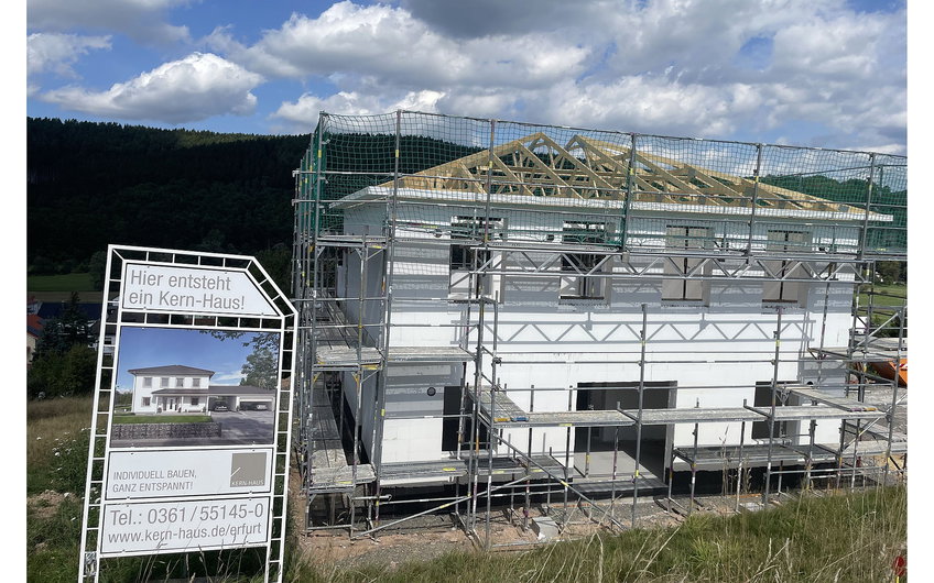 Aktueller Stand Dachstuhl
