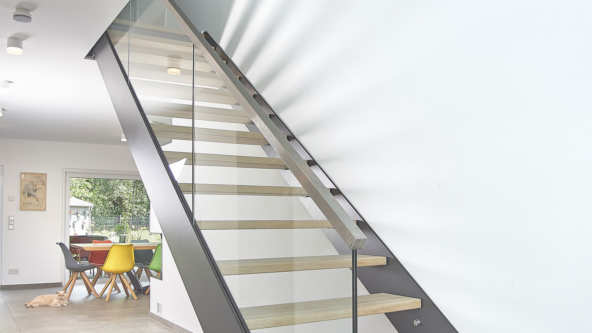 Diele mit Treppe in Fischbach