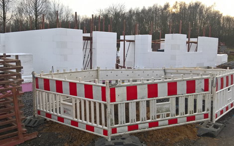 Hier entsteht ein Kern-Haus.