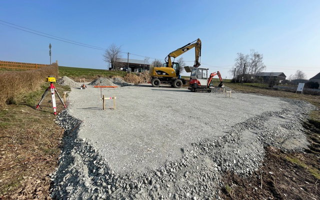 Beginn Tiefbau