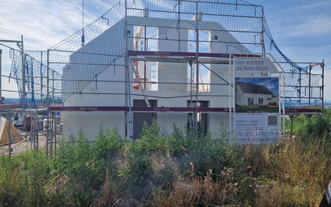 Rohbau in Wolpertswende