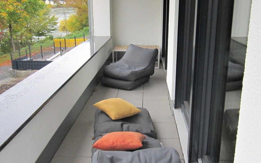 Der Ausblick vom eigenen Balkon ist traumhaft.
