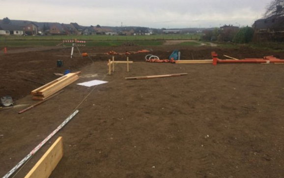Grundstücksvorbereitung Massivhaus in Langerwehe