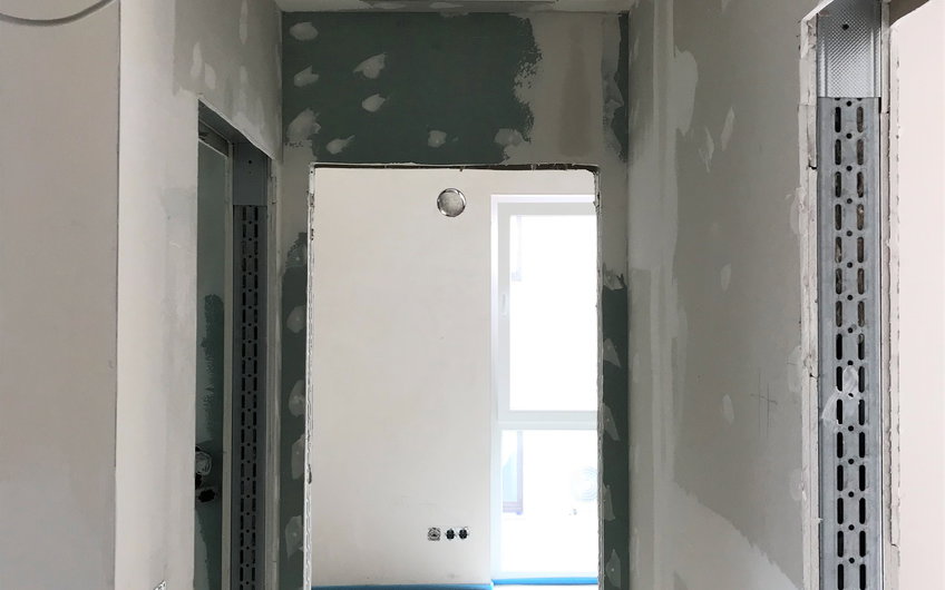 Für die Nutzung des Dachbodens wurde eine ausziehbare Bodentreppe montiert.